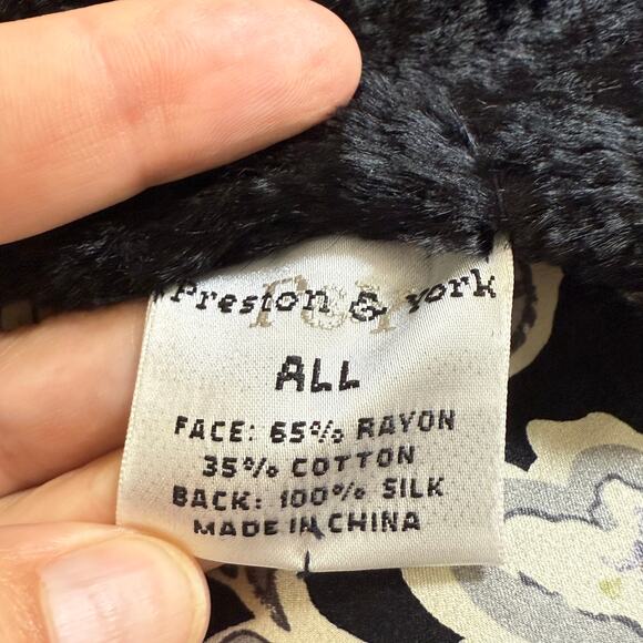 Preston & York 100% Silk Wrap Double Layer Paisley Quiet Luxury Elegant Cozy - Picture 10 of 16